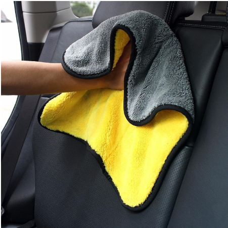 Khăn Lau Rửa Xe Ô Tô Microfiber Siêu Thấm Hút, Lau Bếp, Lau Kính Chuyên Hụng 2 Mặt Cao Cấp