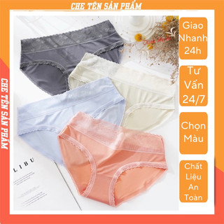 Quần lót nữ ren lưới lưng tim cao cấp size 50-60kg