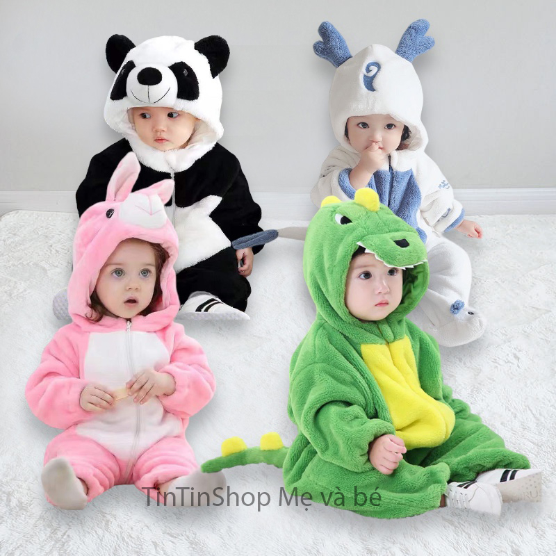 Body khủng long gấu trúc cho bé trai bé gái hàng Quảng Châu cao cấp SLD07