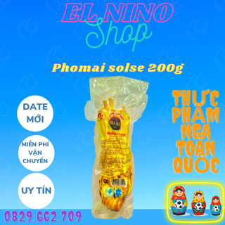 Phomai hun khói Solse , phomai kéo sợi sữa bò nhập khẩu Nga 200g , date mới
