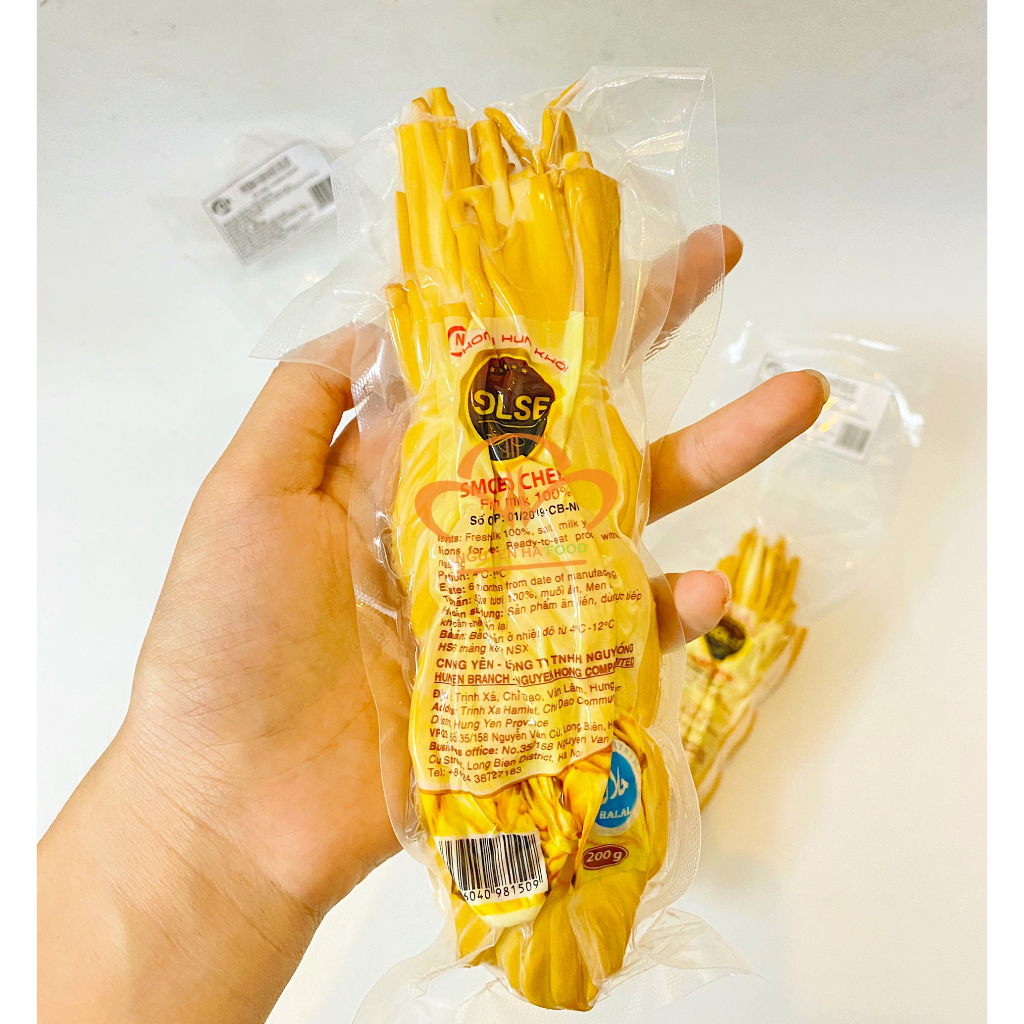 Phomai hun khói Solse , phomai kéo sợi sữa bò nhập khẩu Nga 200g , date T3/2024