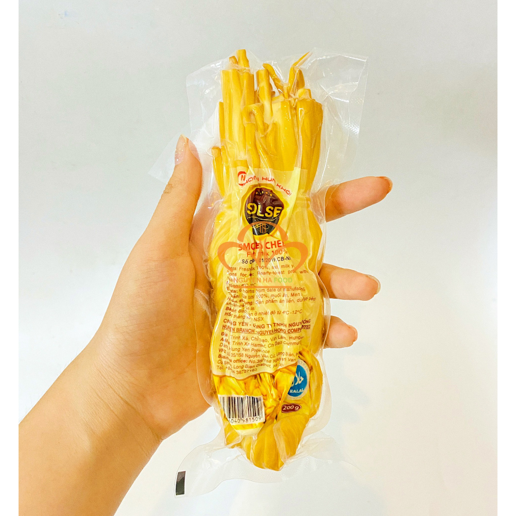 Phomai hun khói Solse , phomai kéo sợi sữa bò nhập khẩu Nga 200g , date T3/2024