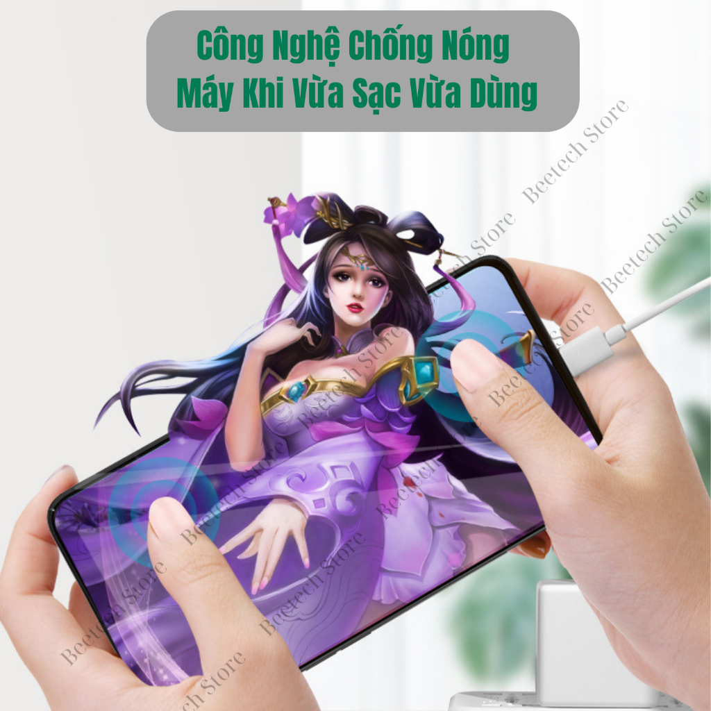 Bộ Sạc Oppo Realme 20w BEETECH Chuẩn Sạc Vooc Lõi Xanh Lá Cây Zin Chính Hãng