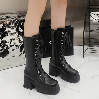 (ODER)Boots da thời trang cao cấp đế 9cm