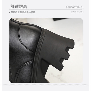 (ODER)Boots da thời trang cao cấp đế 9cm