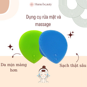 Dụng cụ rửa mặt và massage dạng silicon mềm dẻo Suri cao cấp Hàn Quốc