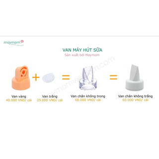 Van chân không, van một chiều dùng cho máy hút sữa Spectra [Sx bởi Maymom]