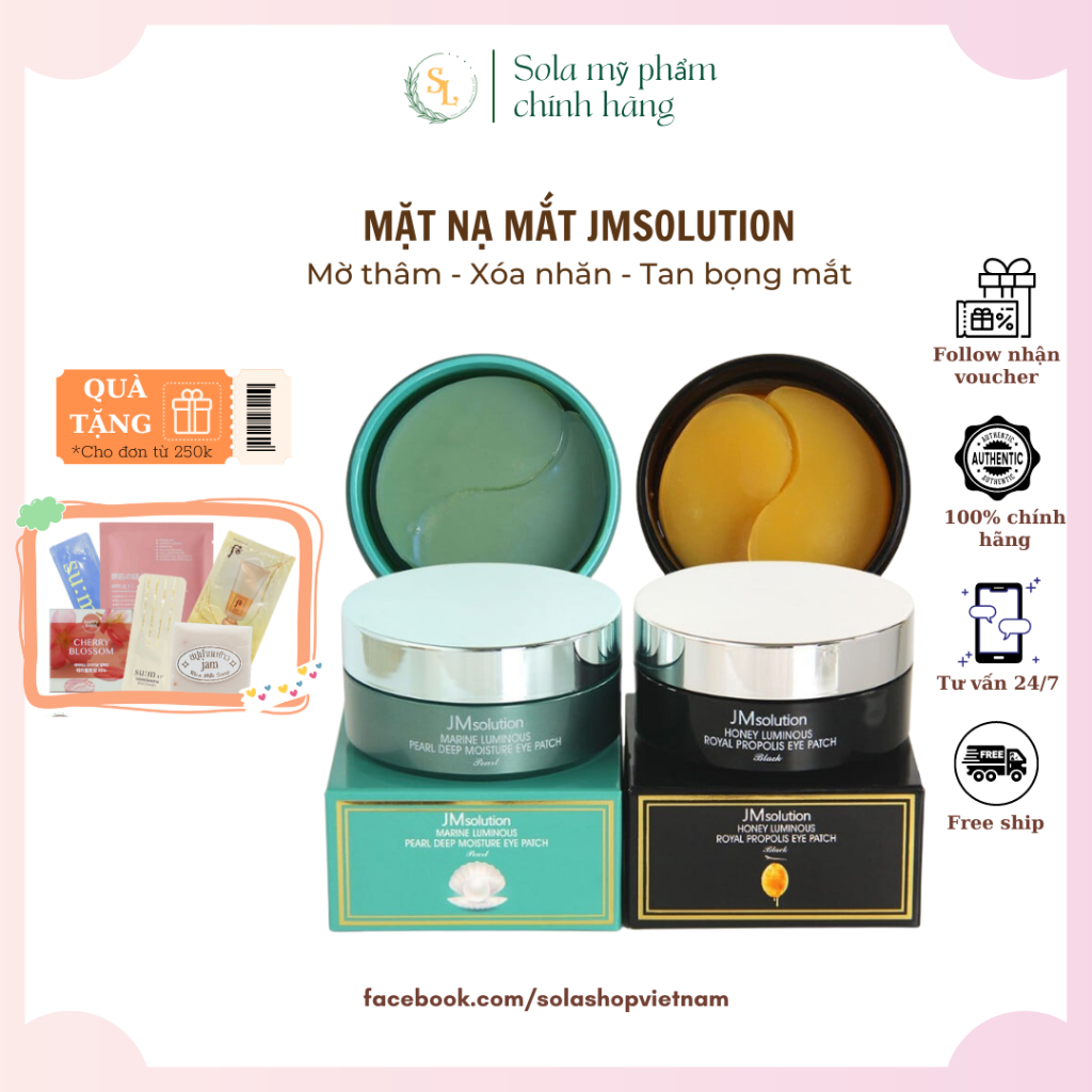 Mặt Nạ Mắt JM Solution Eye Patch Hàn Quốc, Mặt Nạ Mắt JMSolution, Mặt Nạ Dưỡng Mắt