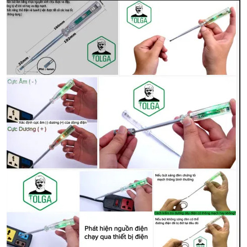 Bút thử điện thông minh Tolga
