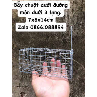 Lồng bẫy chuột đường mòn dưới 3 lạng 7.8.14cm