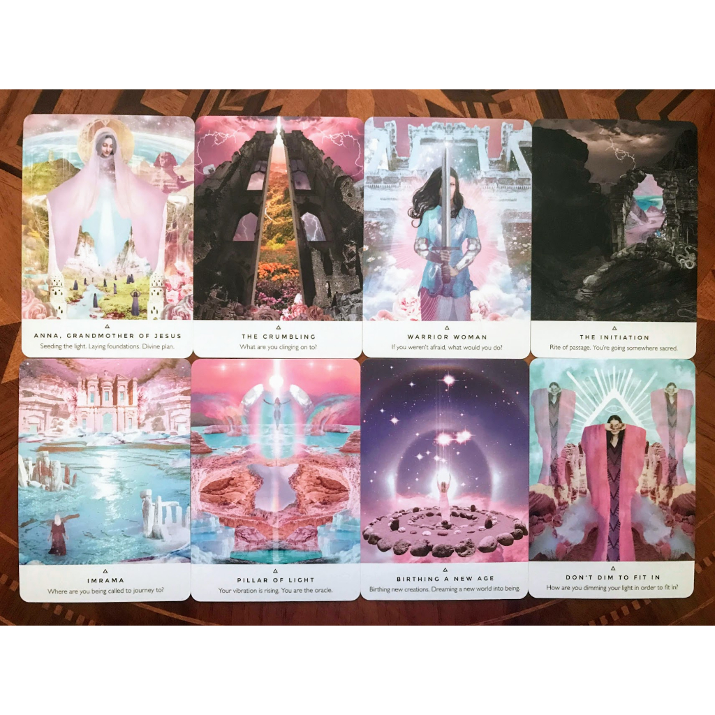 Bộ bài bói Work Your Light Oracle cards bài tarot size tiêu chuẩn Bản Tiếng Anh