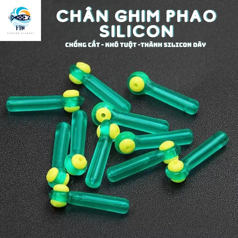 SET 10 CÁI GHIM PHAO SILICON , ghim phao mềm dẻo , không bị cắt