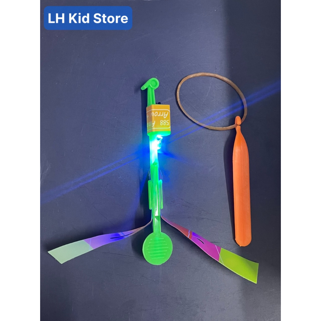 Đồ Chơi Ná Bắn Chong Chóng Xoay Có Đèn Led