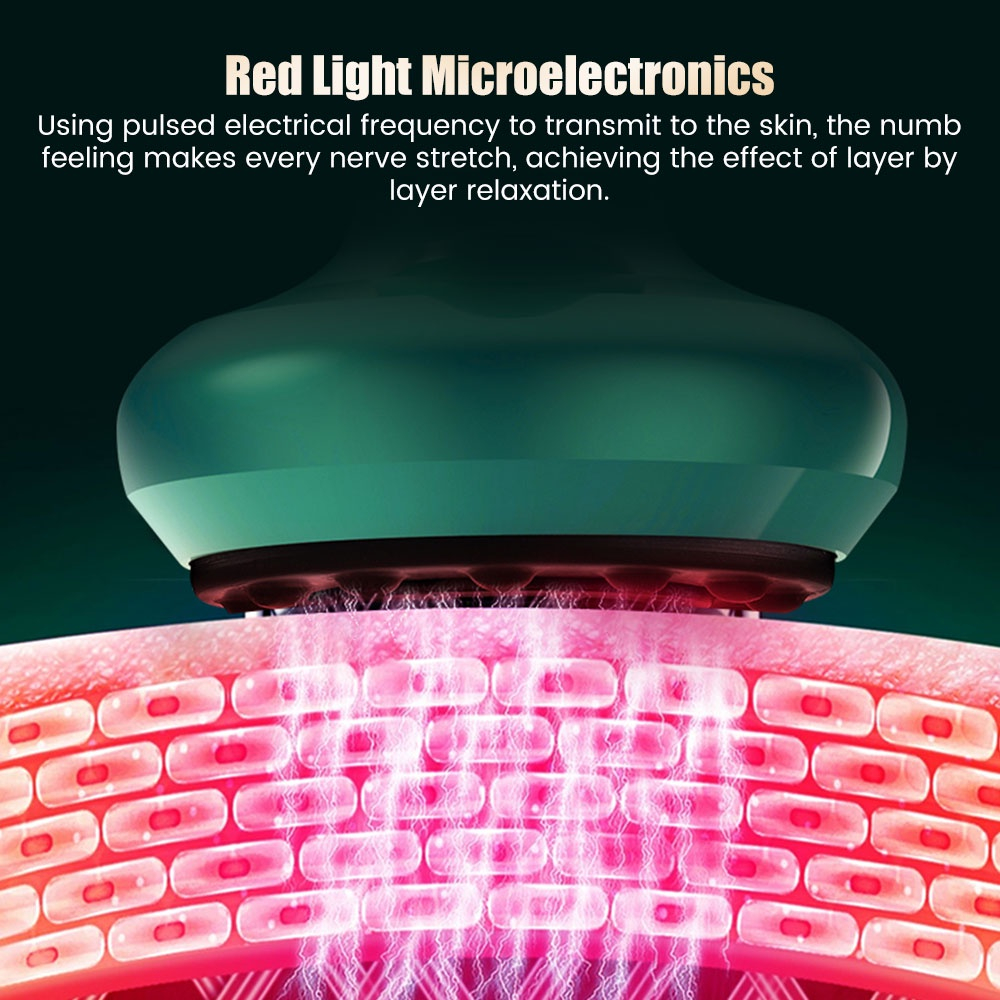 Máy giác hơi có tay cầm thông minh có thể cạo và massage các bộ phận khác có màn hình LED