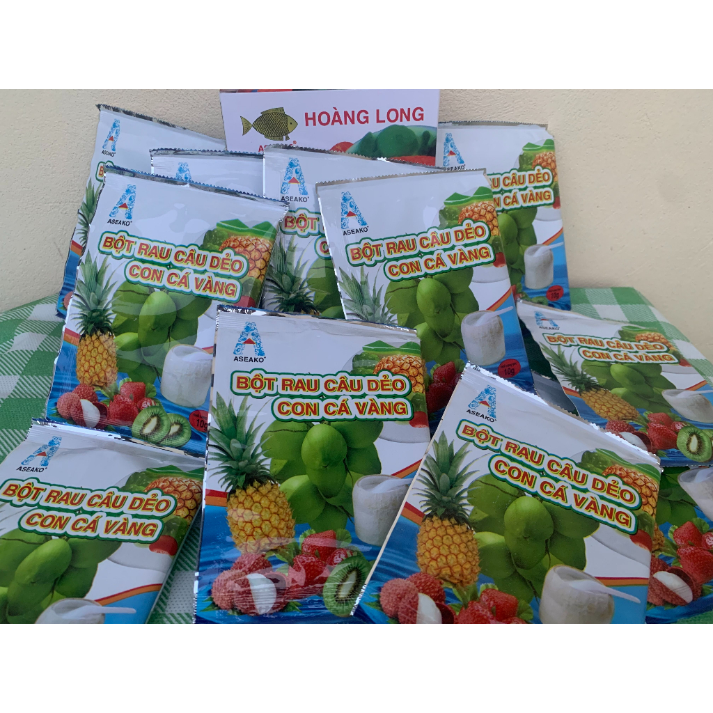 Bột rau câu dẻo con cá vàng 10g