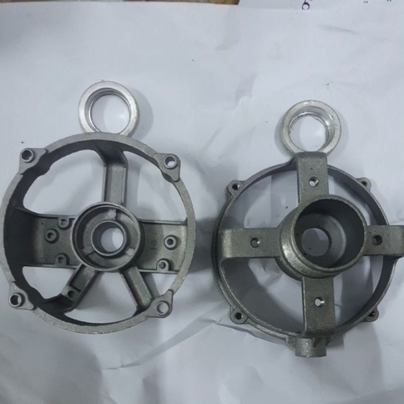 Chụp nhôm quạt chưa đóng bạc đạn