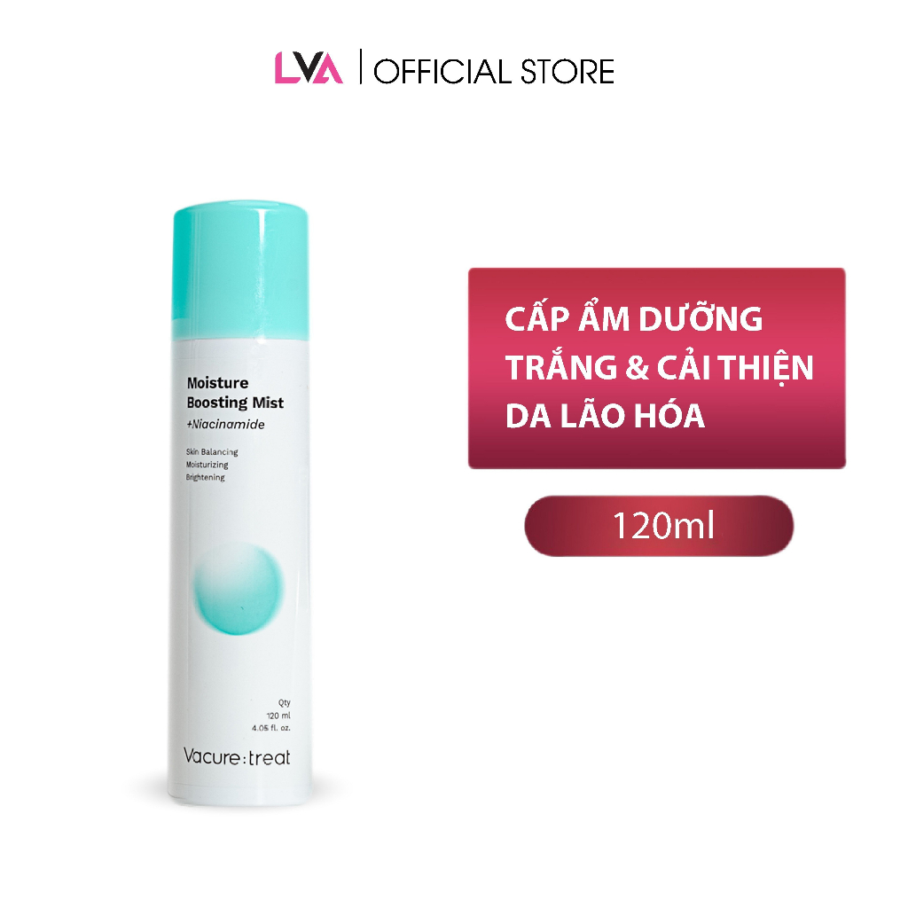 Xịt Khoáng Cấp Ẩm, Dưỡng Trắng Vacure:treat Moisture Boosting Mist 120ml