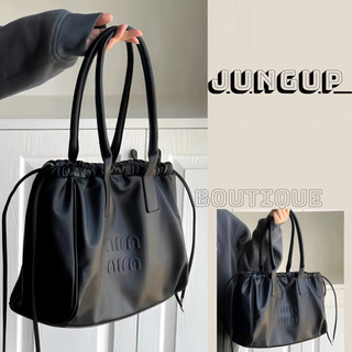 Túi Tote da có dây rút cỡ lớn thời trang vintage12