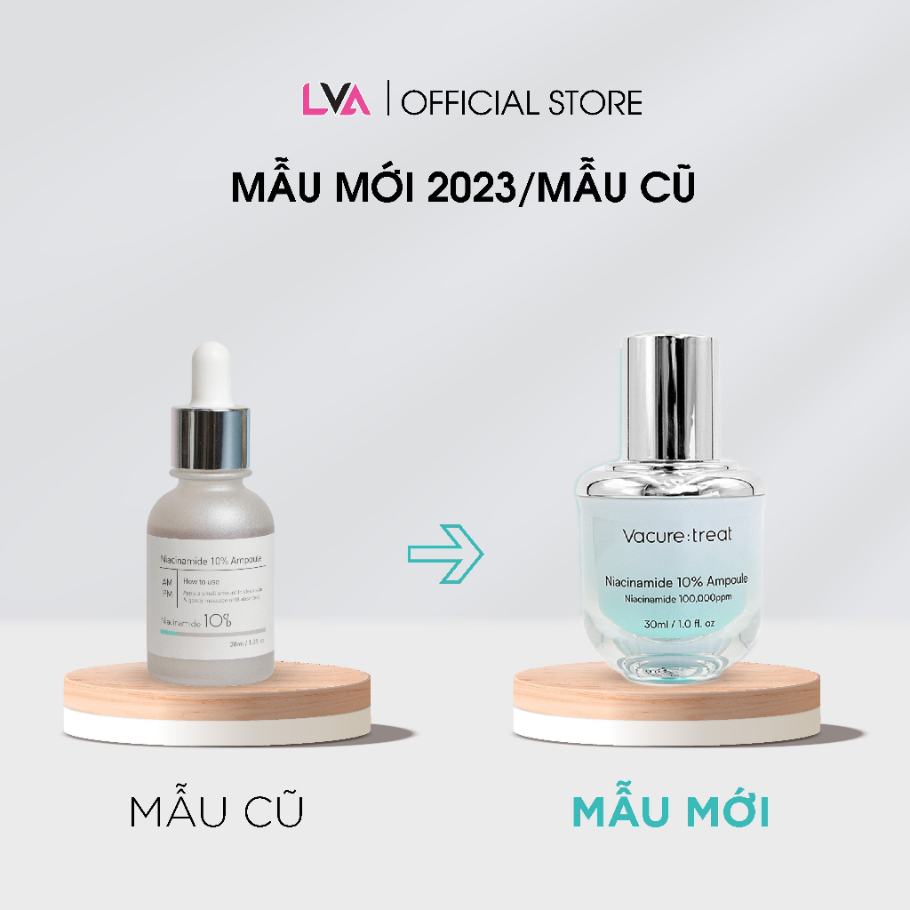Tinh chất Vacure:treat Niacinamide 10% Ampoule 30ml
