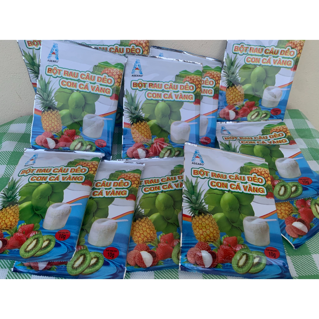 Bột rau câu dẻo con cá vàng 10g