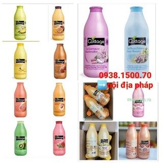 Sữa tắm trắng da hương nước hoa cottage 750ml