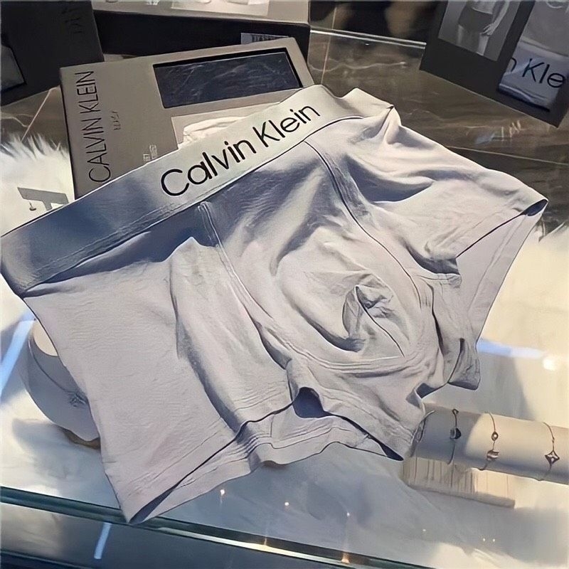 Hộp 3 quần sịp đùi nam CK cao cấp phong cách thể thao cotton co giãn thấm hút mồ hôi