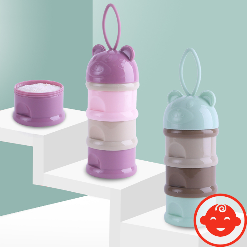 Hộp đựng sữa bột 3 NGĂN LOẠI TO cho bé yêu HDS1