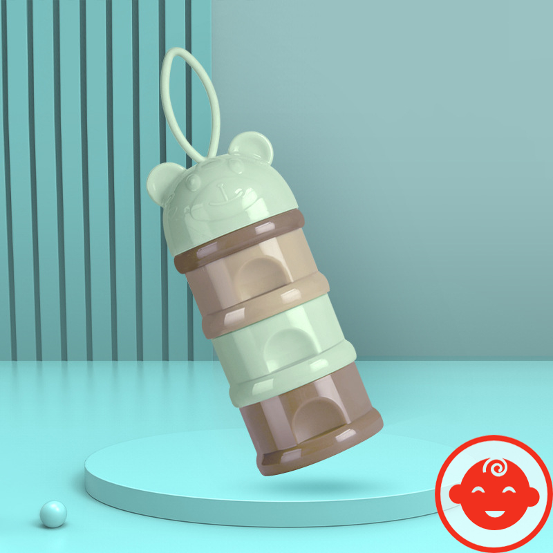 Hộp đựng sữa bột 3 NGĂN LOẠI TO cho bé yêu HDS1