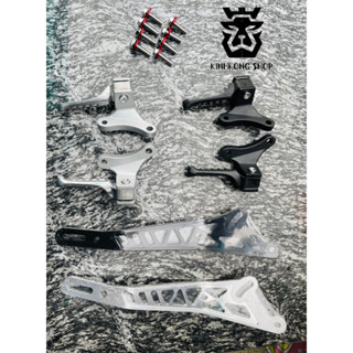 GÁC CHÂN MALAY + PÁT + ỐC + LÔNG ĐỀN GẮN EX 150/155