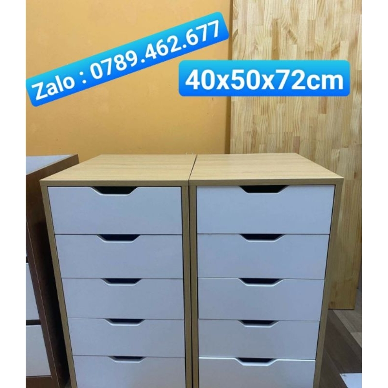 TỦ KỆ SÁCH IKEA 5 TẦNG RAY KÉO 40X50X72CM