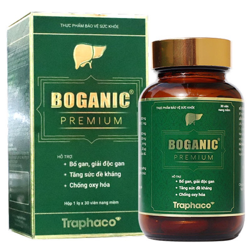 BOGANIC PREMIUM TRAPHACO(Mua 10 tặng 1) Bổ Gan, Giải Độc Gan, Tăng Sức Đề Kháng, Chống Oxy Hóa.