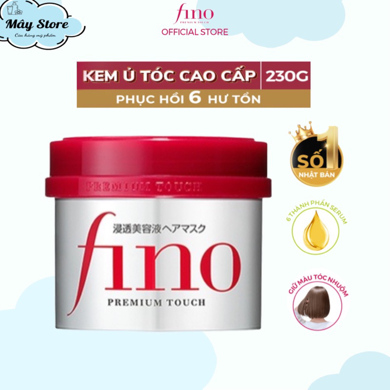 Kem Ủ cải thiện tóc hư tổn Fino Premium Toch 230G