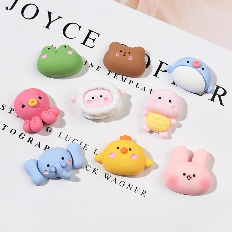 Charm 3D nổi mẫu thú so cute ( 2-2.5cm )