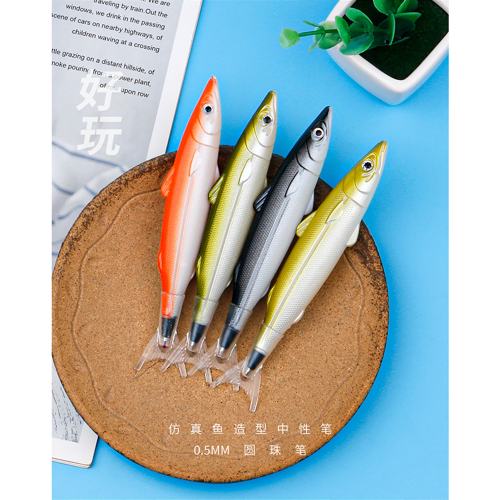 Búi bi màu mực đen 0.5mn màu đen hình con cá dễ thương, cute