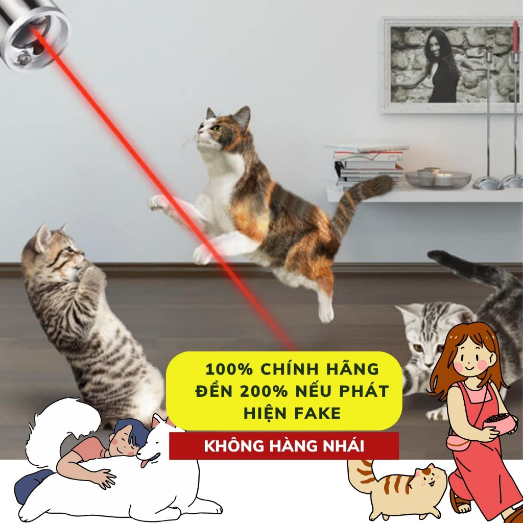 Đèn laze đồ chơi chó mèo, đèn laser phụ kiện móc treo chìa khóa