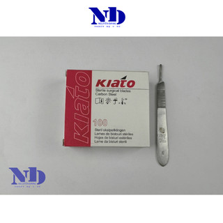 Lưỡi dao mổ kiato số 11 - hộp 100 + tặng cán dao số 3