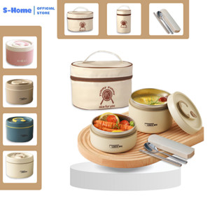 Hộp cơm giữ nhiệt lunch box chất liệu Inox 304 cao cấp - Hộp cơm văn phòng