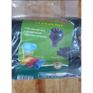 set 3 Cuộn túi rác tự phân huỷ