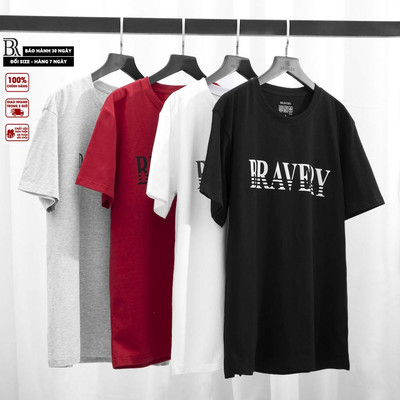 Áo Thun Nam Cổ Tròn BERY III Vải Cotton  4 chiều Xuất Xịn, Chuẩn Form, Trẻ Trung, Thanh Lịch - Bravery