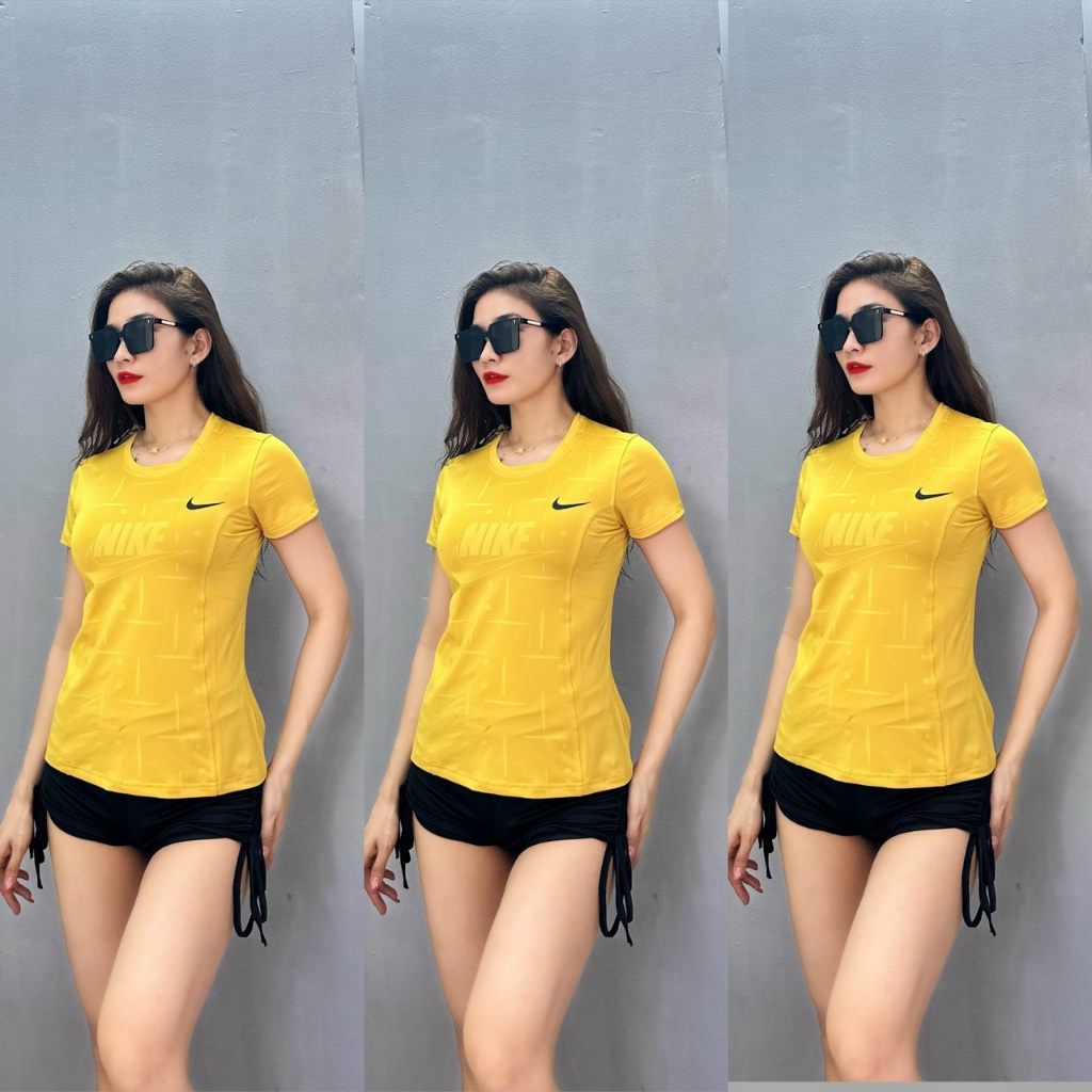 Áo Dài Phủ Bụng Thể Thao Nữ Tập Gym Yoga Aerobic Cầu Lông