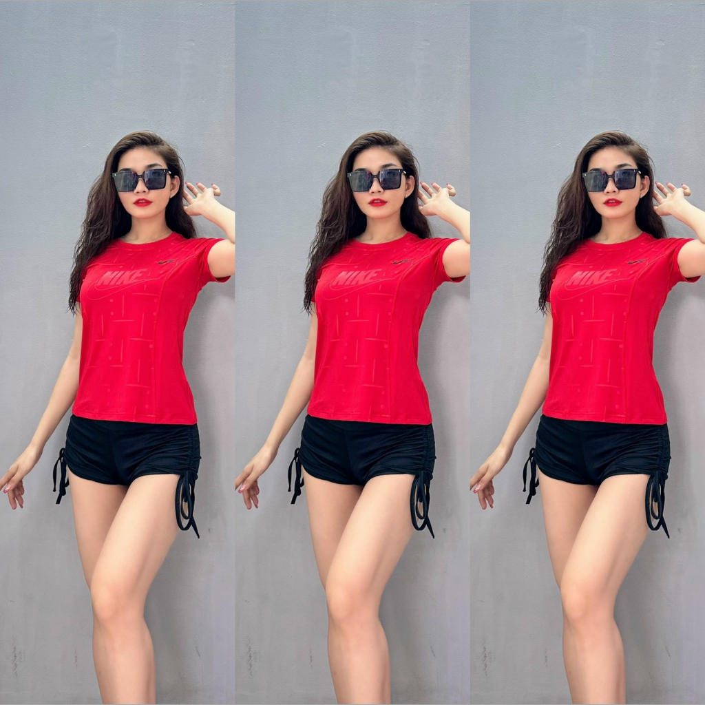 Áo Dài Phủ Bụng Thể Thao Nữ Tập Gym Yoga Aerobic Cầu Lông