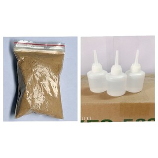 Keo, bột gỗ , rêu chuyên dụng dán cây gỗ lũa Bonsai. Dán đá, lũa, làm layout bể thủy sinh.chai 50 ml