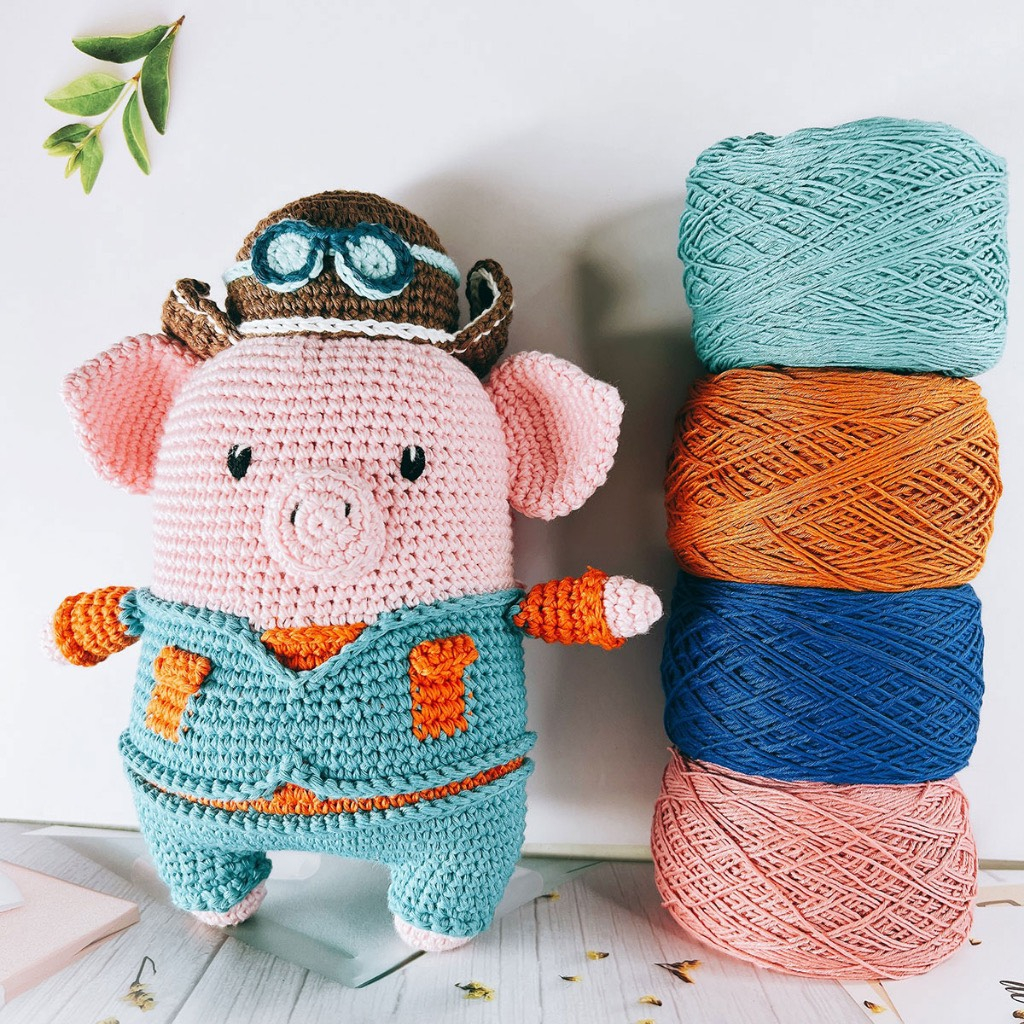 Sợi Cotton Việt Nam Cuộn 100g