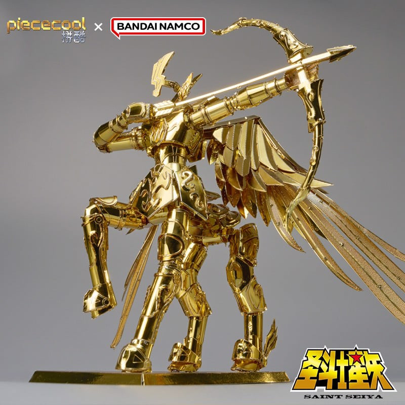 Mô Hình 3D Lắp Ráp Kim Loại Piececool Thánh Y Vàng Saggitarius Cloth (Bandai Namco Saint Seiya) IP076-G