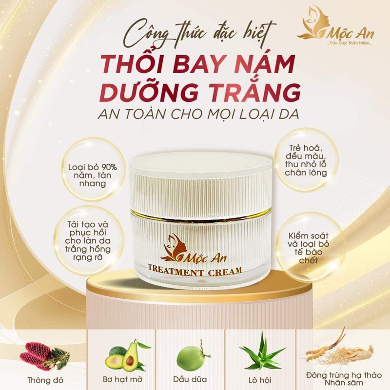 Combo cao nám Mộc An ngày và đêm hết nám trắng da