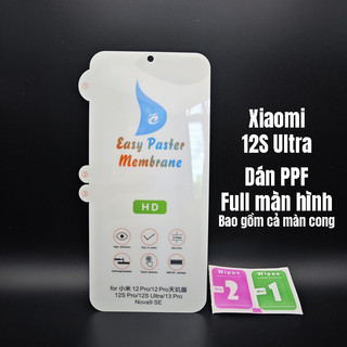 Miếng dán PPF full màn hình Xiaomi 12s Ultra
