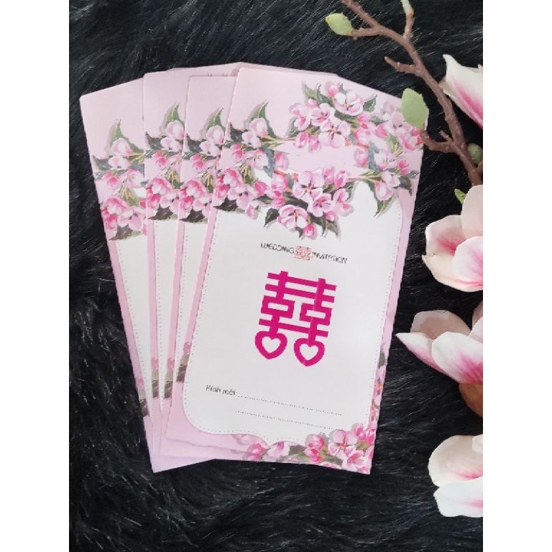Thiệp cưới viết tay. Mẫu như ảnh
