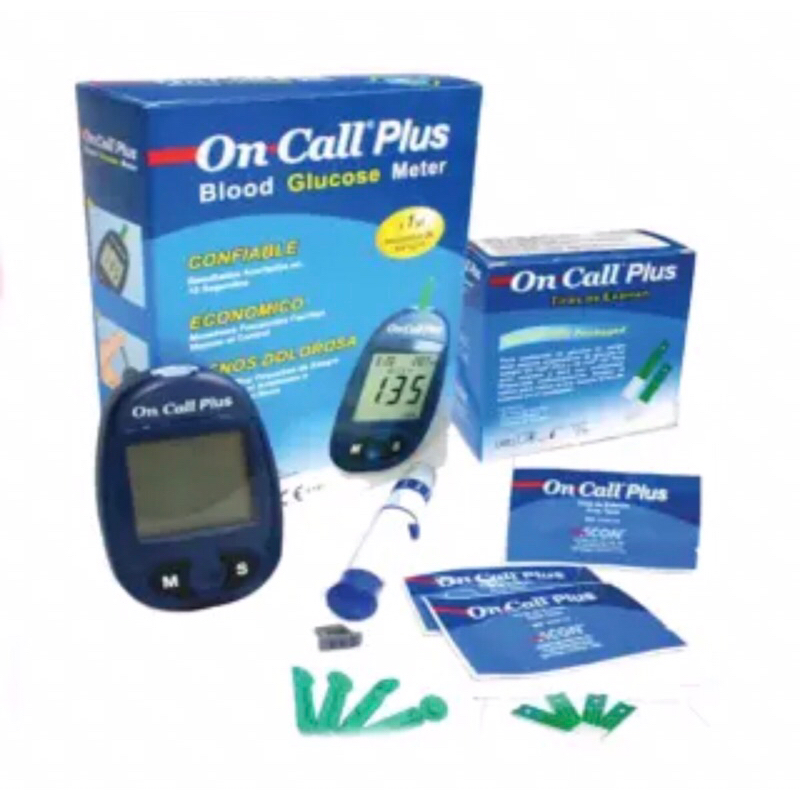 Máy Đo Đường Huyết On Call Plus Mỹ + [Tặng Hộp Que Thử 25 Test]