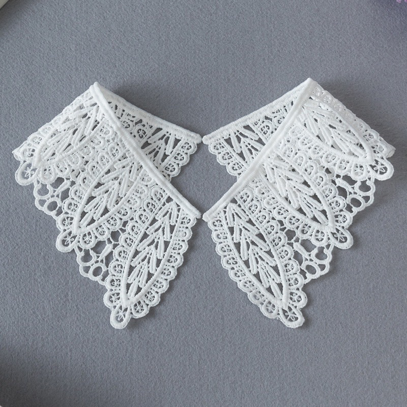 cổ cotton thêu