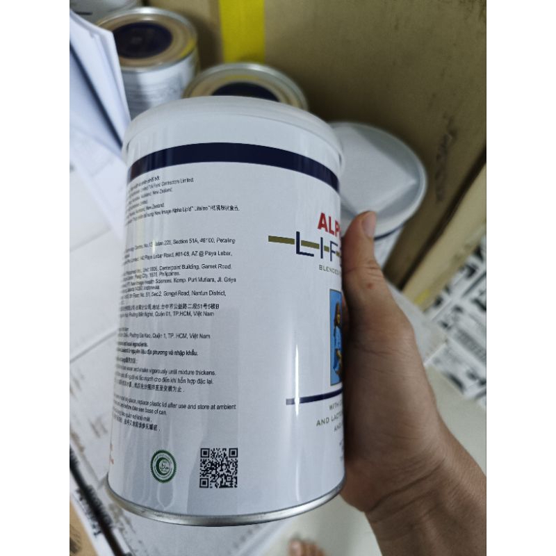Sữa non alpha lipid lifeline 450g Hàng chính hãng nhập khẩu New Zealand.